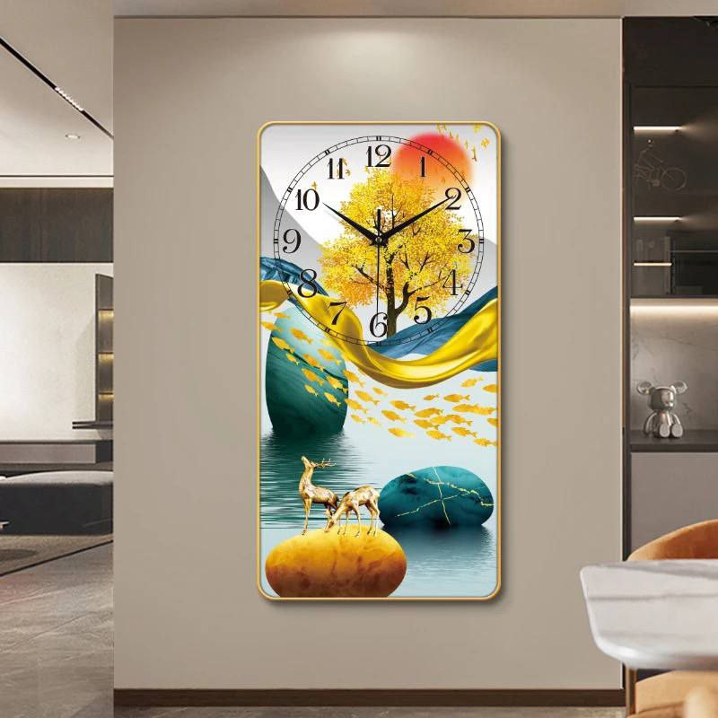 Crystal modern creative wall clock