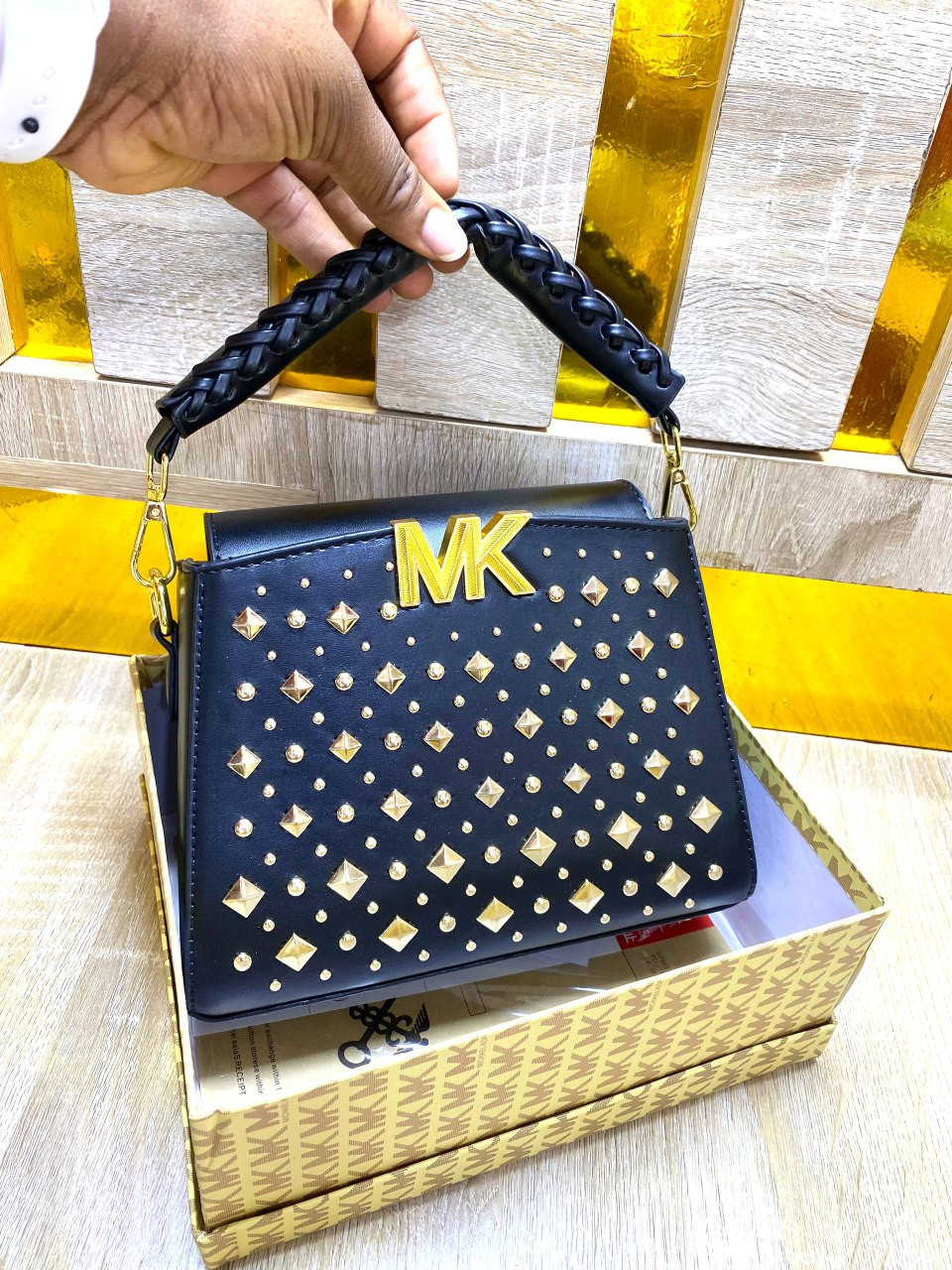 MK Signature East-West Top-Handle Satchel