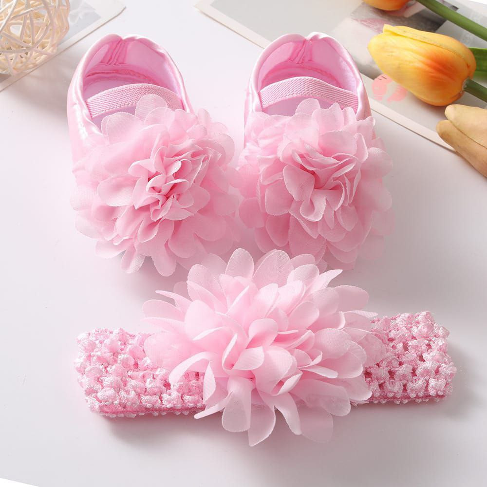2 in 1 Baby Headband & Shoe Set – Fashion Meets Functionality!