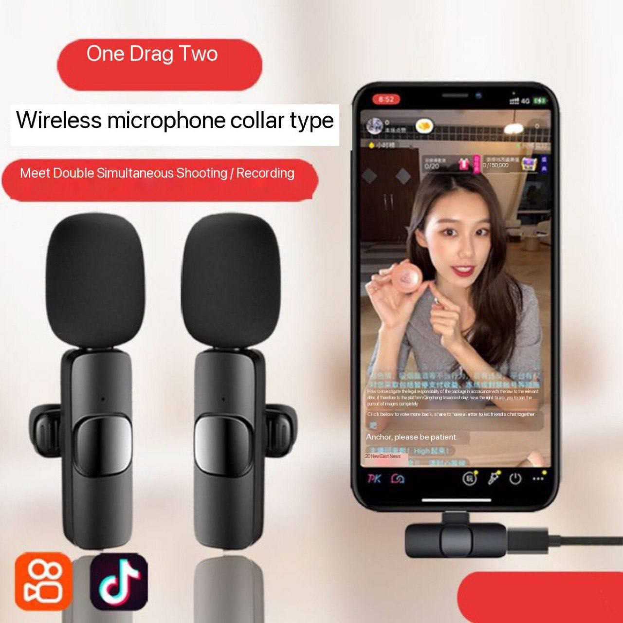 K9 Double wireless microphone