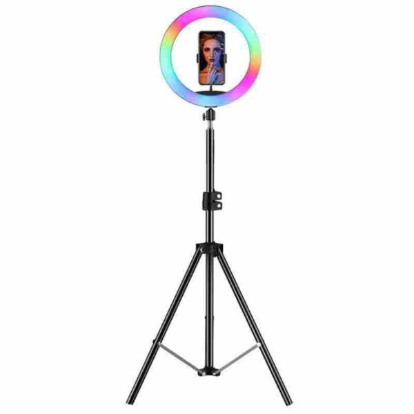 14-Inch RGB Ring Light with 2.1M Tripod Stand
