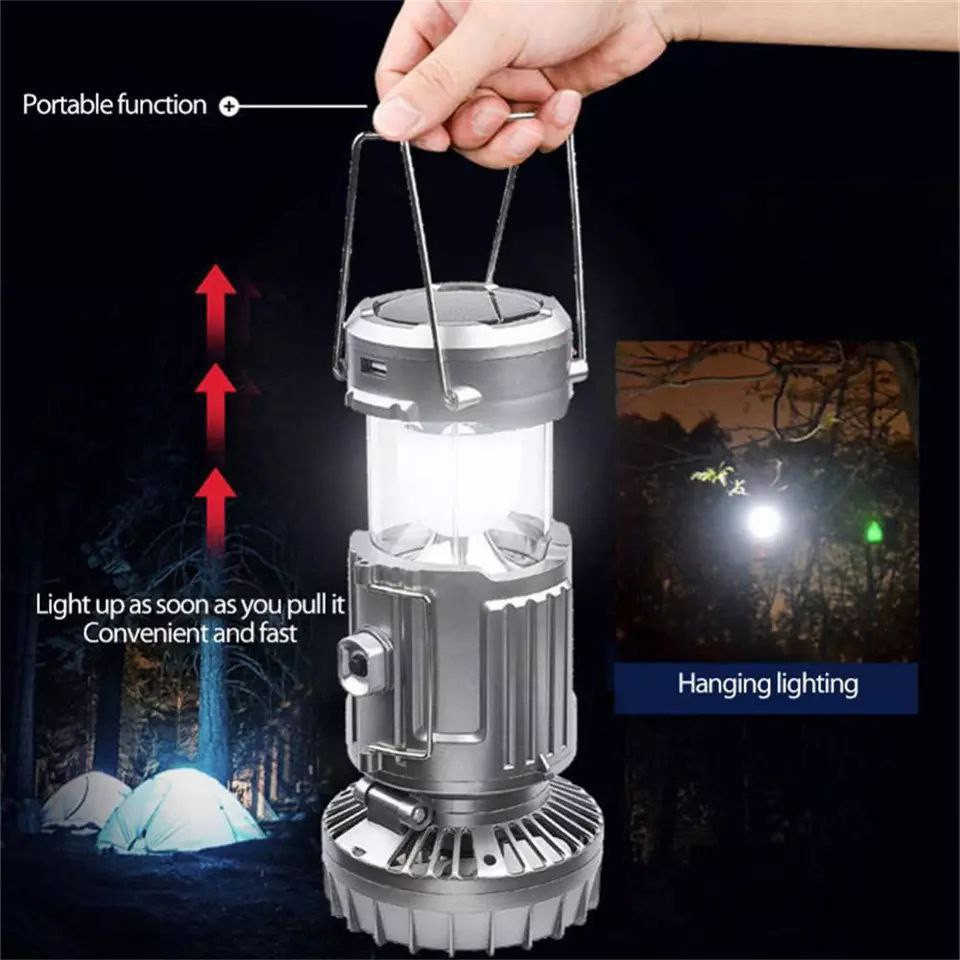 camping lamp fan