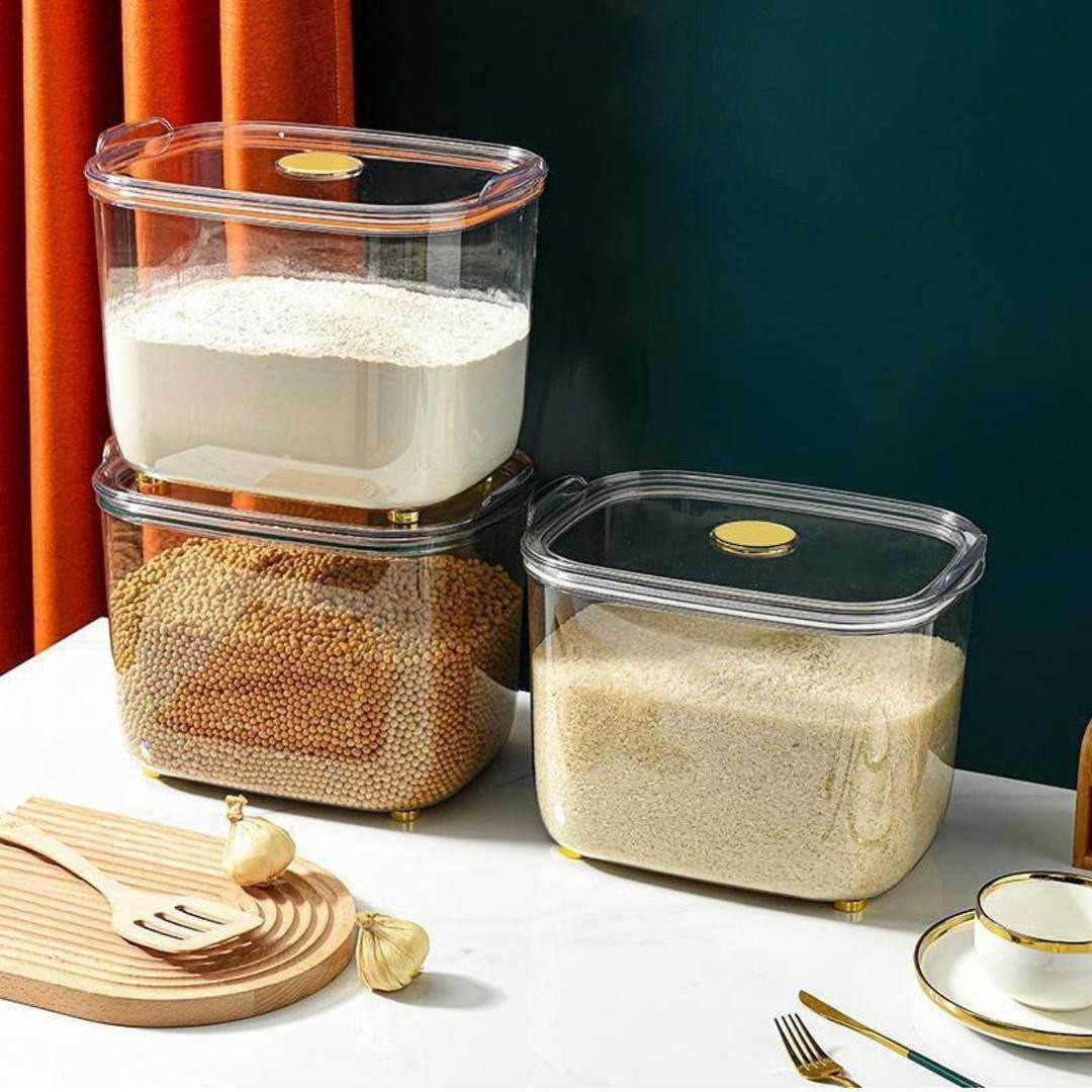 20KG  Acrylic Transparent cereal storage container