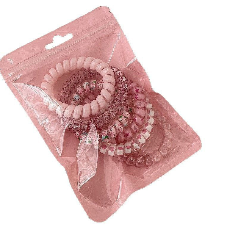 6-Piece Kids Beaded Wristband Set